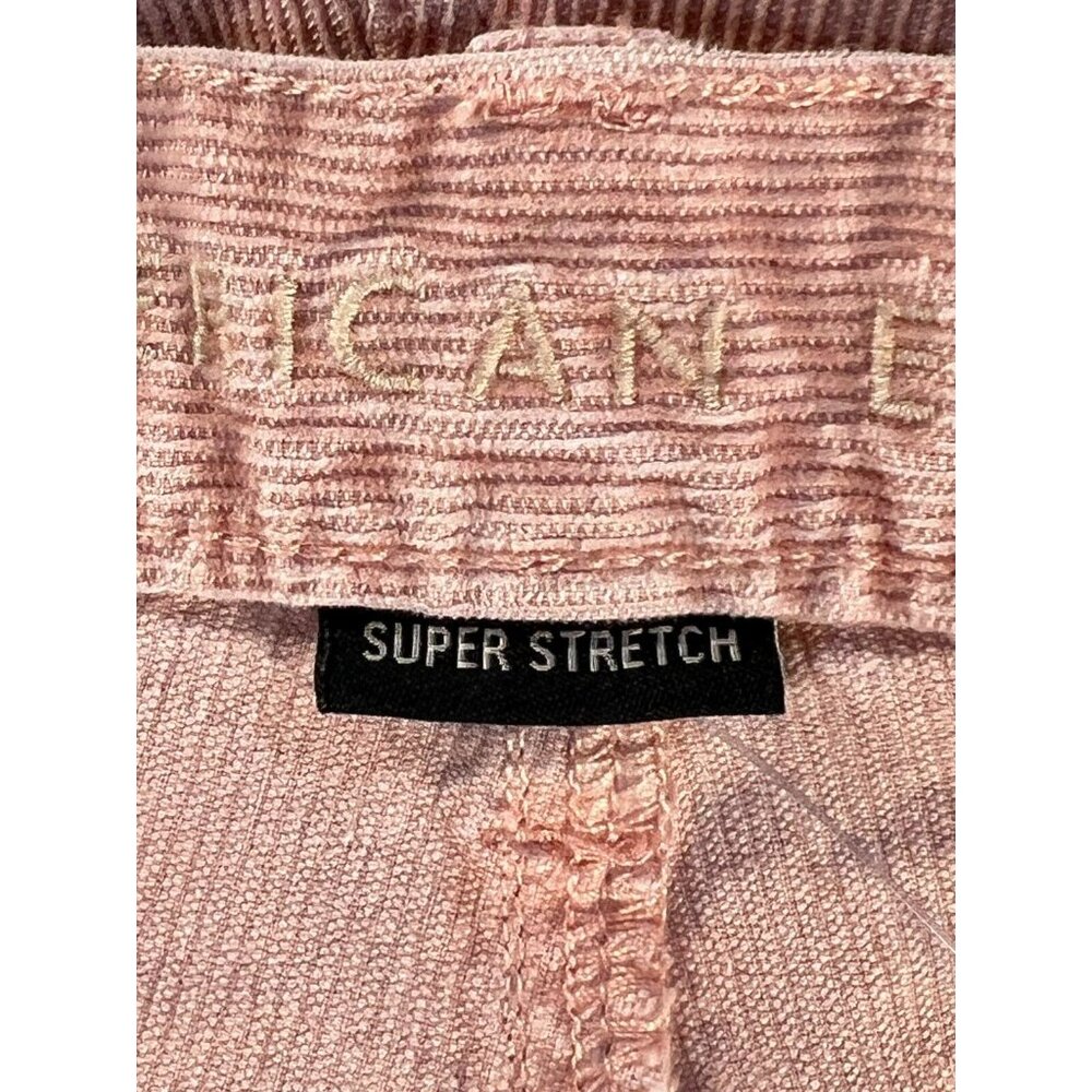 American Eagle Outfitters Corduroy Pants Womens 12 Peach Pink Stretch NWT - Picture 8 of 10